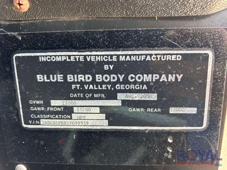 2001-blue-bird-commercial-portable-office-bus-image-5