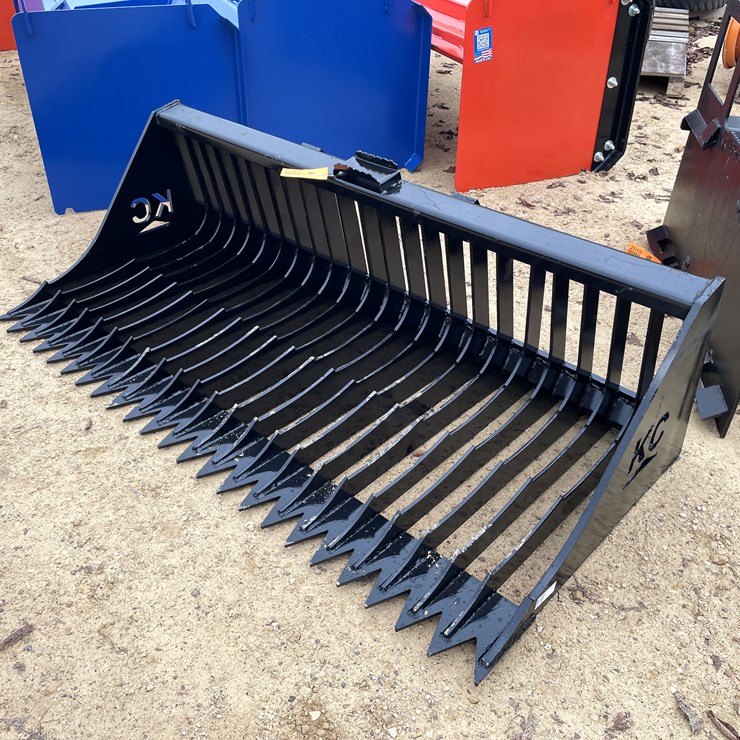 #2012 • New KC 72" Fine Skeleton Skid Steer Bucket