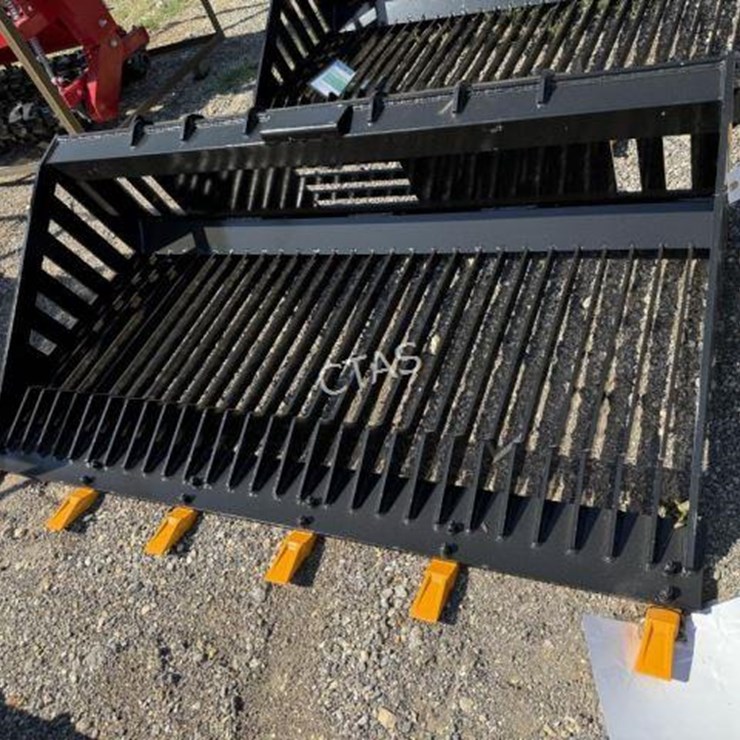 #127 • Skid Steer Rock Bucket - 66"