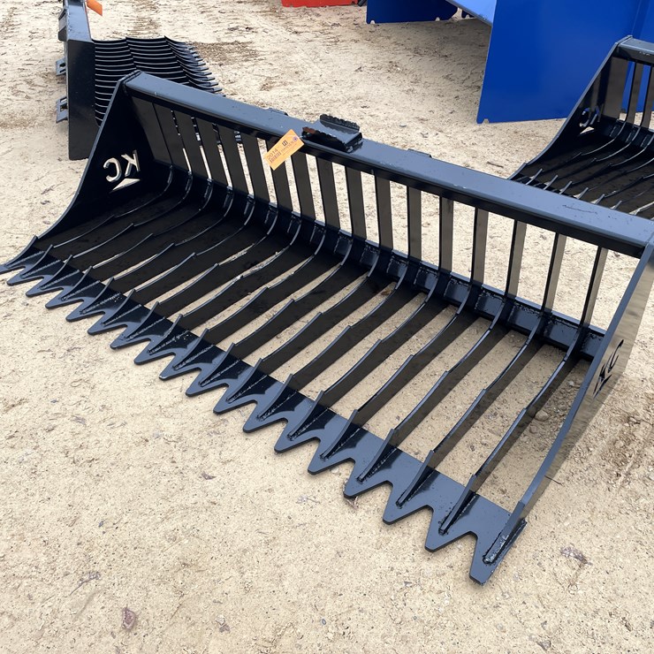 #2014 • New KC 76" Fine Skeleton Skid Steer Bucket
