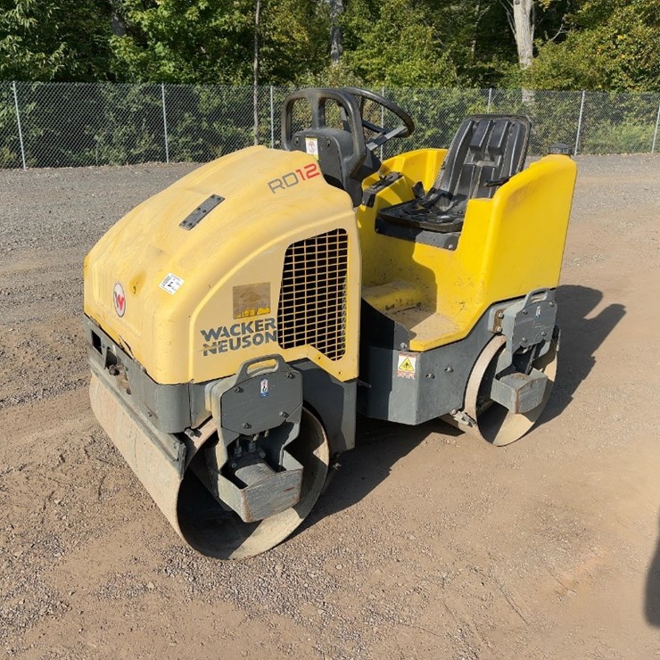WACKER NEUSON RD12 DOUBLE DRUM VIBRATORY ROLLER