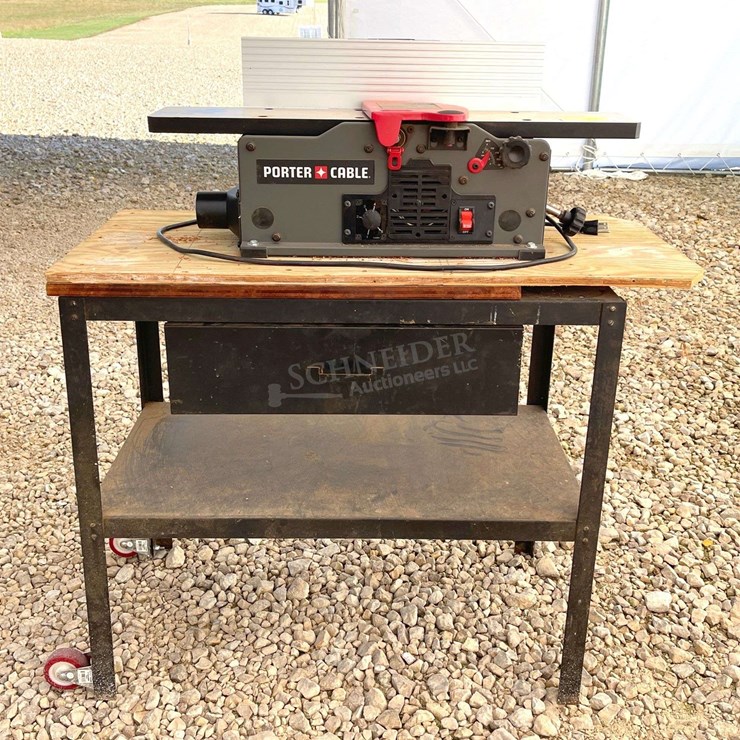 Porter Cable 6" jointer on stand