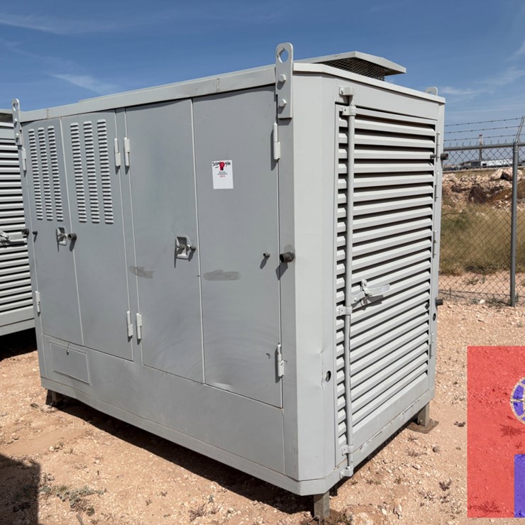 STAMFORD 100KW 3-PHASE AC GENERATOR P/B: 8-CYLINDER NATURAL GAS ENGINE