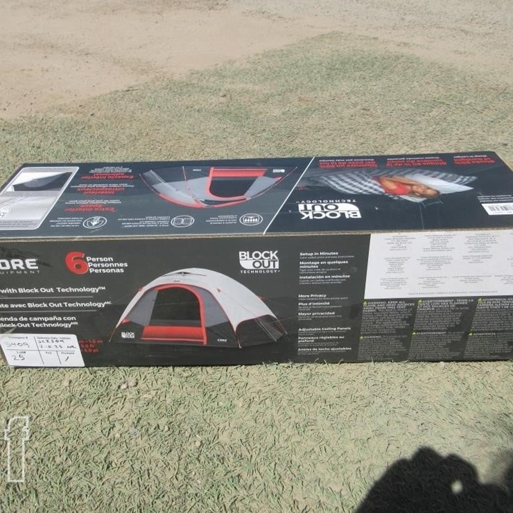 CORE EQUIPMENT 6-PERSON TENT
