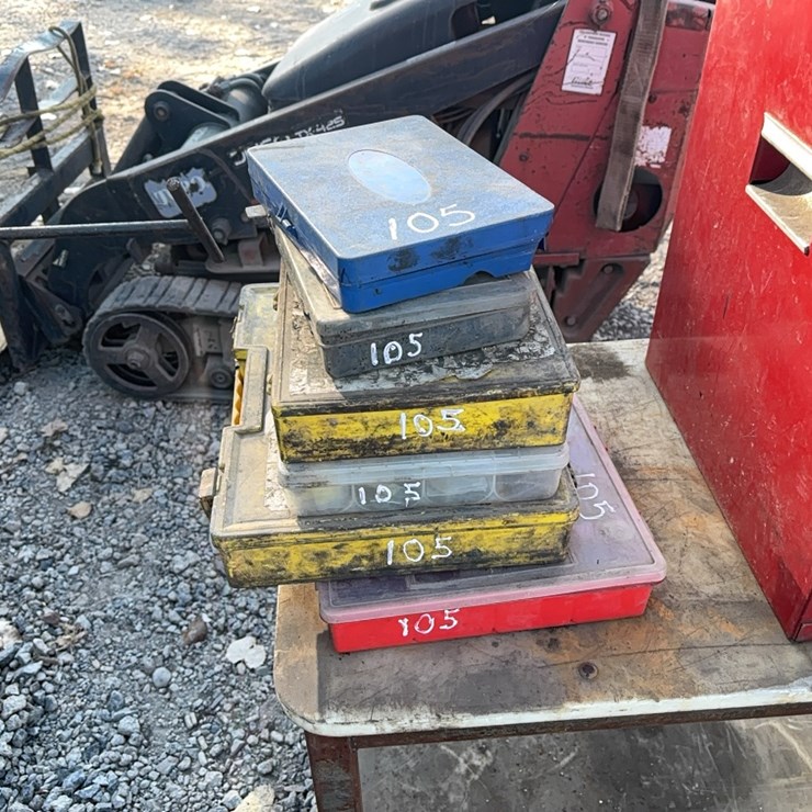 (6) BOXES OF ASSORTED HARDWARE, O-RINGS SUPPORT EQUIPMENT