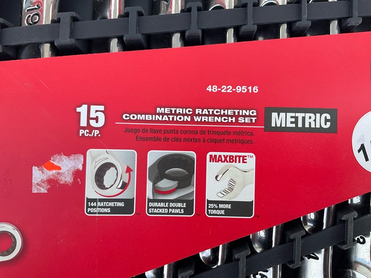 #1545-•-milwaukee-15pc-metric-ratcheting-wrench-set-image-2