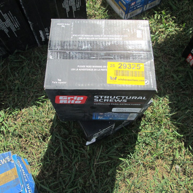 #29325 • Lot of (2) 1/4"x4 1/2" Structural Screws