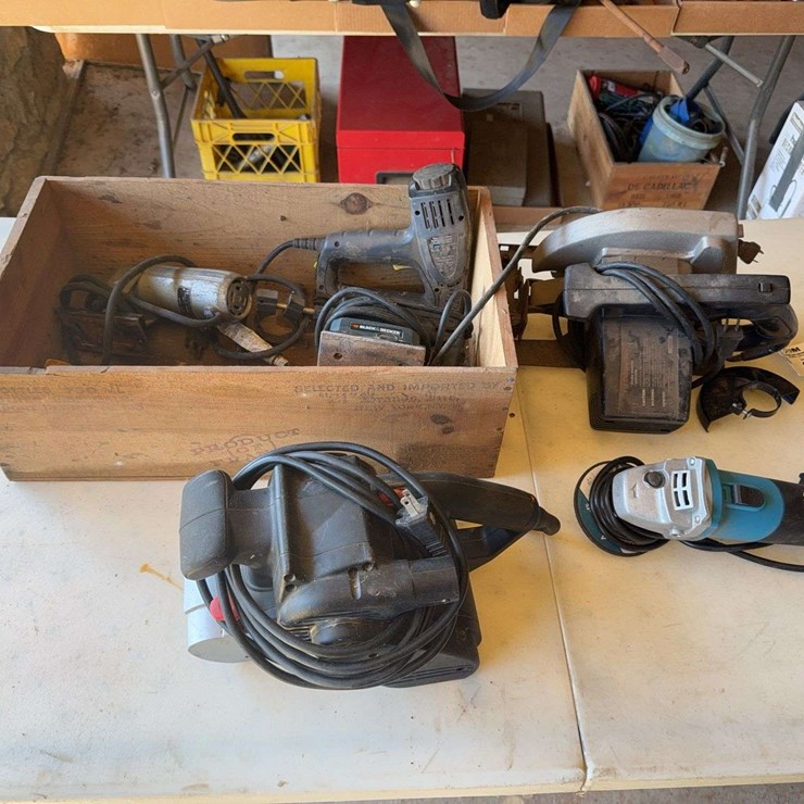 Corded Tools- Belt Sander, Grinder, Circular Saw, Engraver, Staple Gun