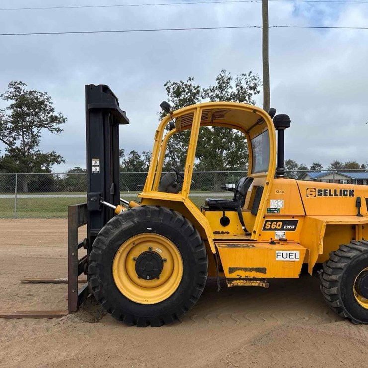 SELLICK S60J4I-2 ROUGH TERRAIN FORKLIFT