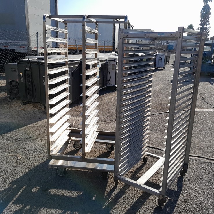 LOT#-614- SHEET PAN RACKS