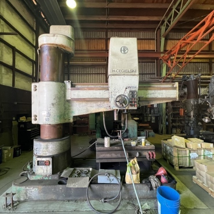 H. Cegielski GRV554 8' Radial Drill