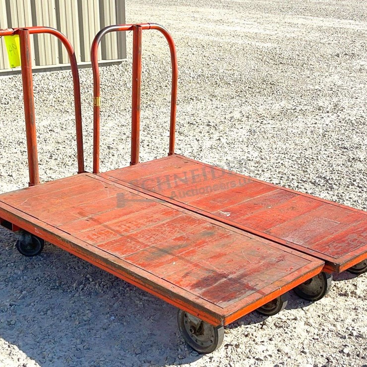 2- 2'x5' rolling utility carts