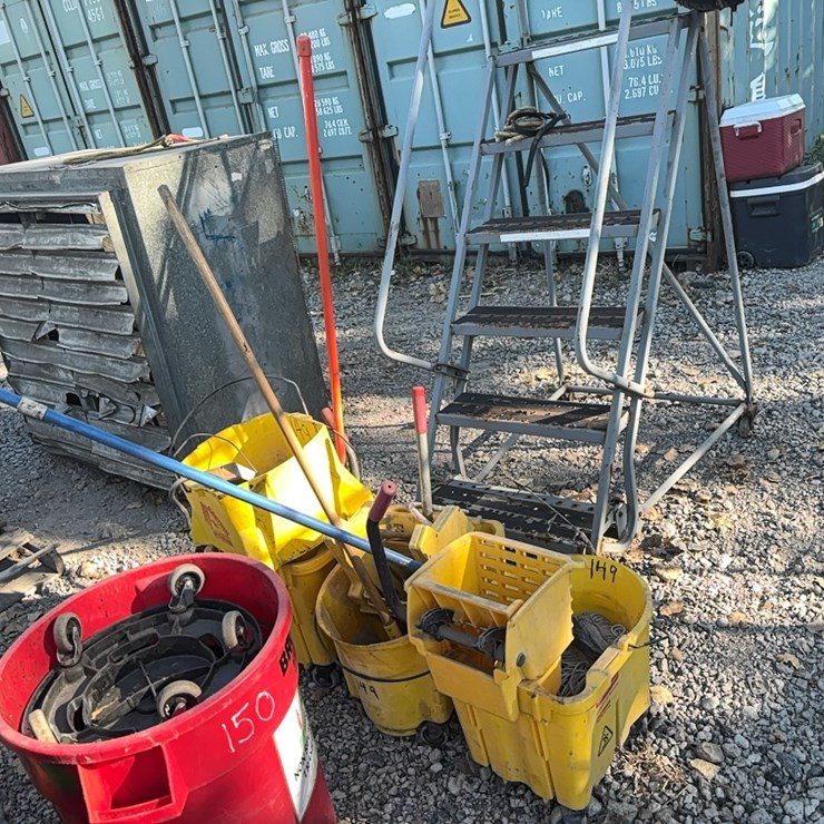 (3) MOP BUCKETS SUPPORT EQUIPMENT