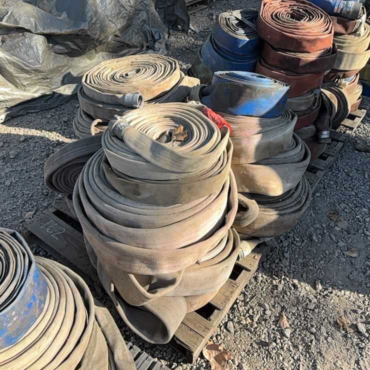 PALLET OF ASSORTED FIRE HOSE SUPPORT EQUIPMENT