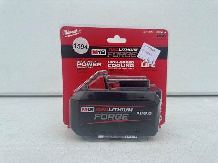 #1594-•-milwaukee-m18-forge-xc8.0-battery-image-1