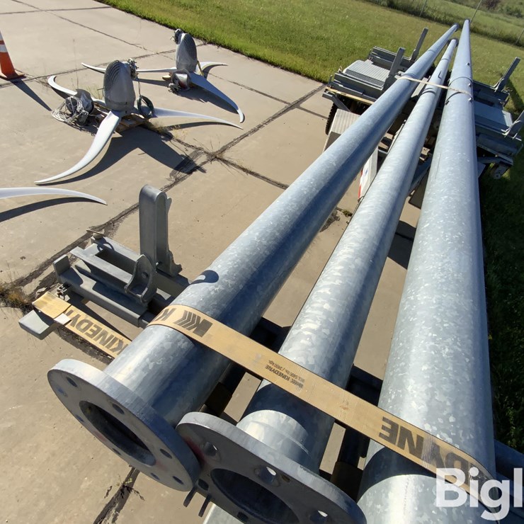 45’ Steel Wind Turbine Pole