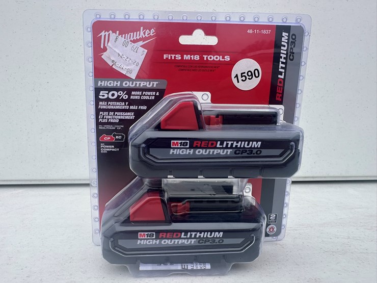 #1590-•-milwaukee-m18-high-output-cp3.0-battery-(2-pack)-image-1