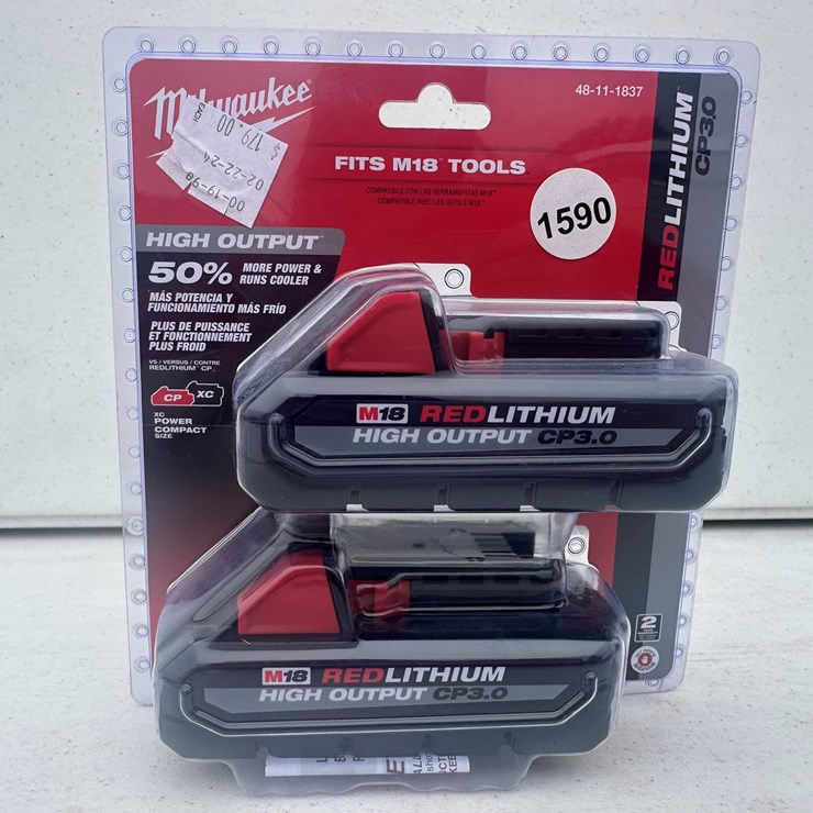 #1590 • Milwaukee M18 HIGH OUTPUT CP3.0 Battery (2 Pack)