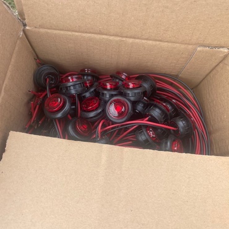 #29297 • (2) Case LED Red Button Lights