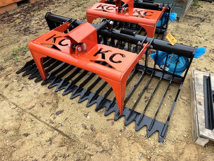 #2016-•-new-kc-76"-skid-steer-skeleton-grapple-bucket-image-1