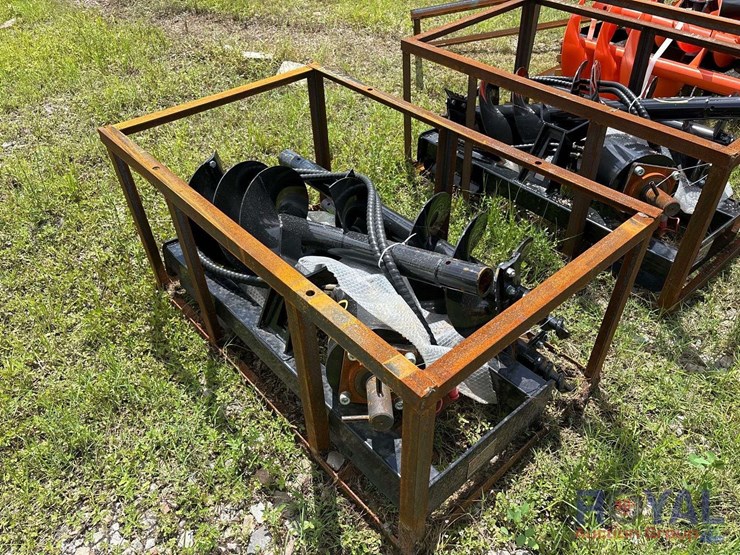 2025-cfg-ssecag-y-hydraulic-auger-skid-steer-attachment-with-bits-image-3