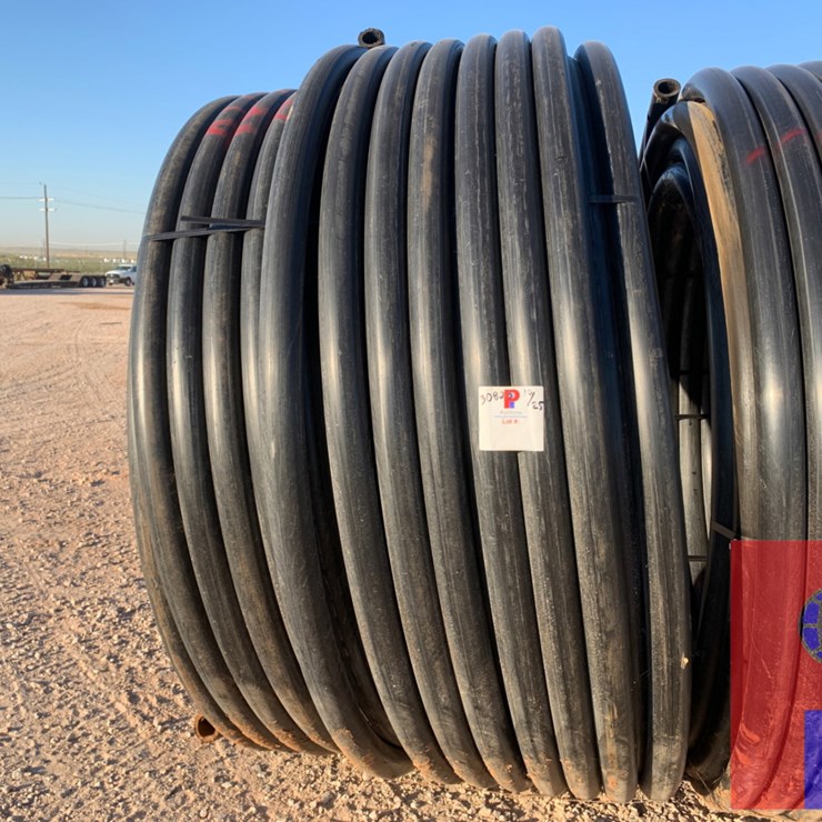 1,000 FOOT ROLL OF 3” SDR7 POLY PIPE