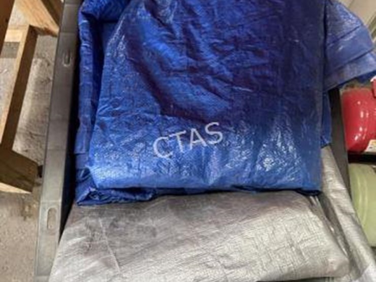 #9-•-used-tarp-assortment-in-large-tote-image-2