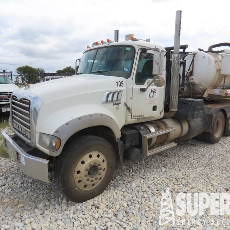 (x) (12-3) 2011 MACK GU713 T/A Winch Truck, VIN-1M