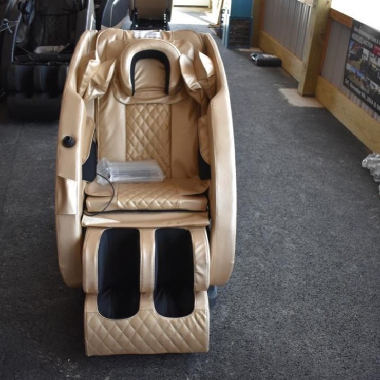 Future Massage Chair with Remote Control and Adjustable Footrest