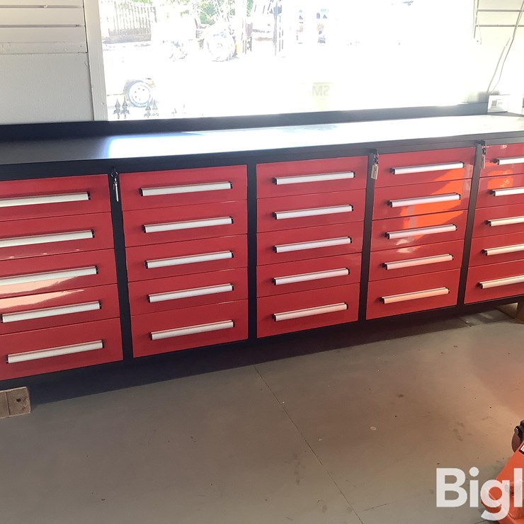 Steelman 10' Work Bench Tool Cabinet