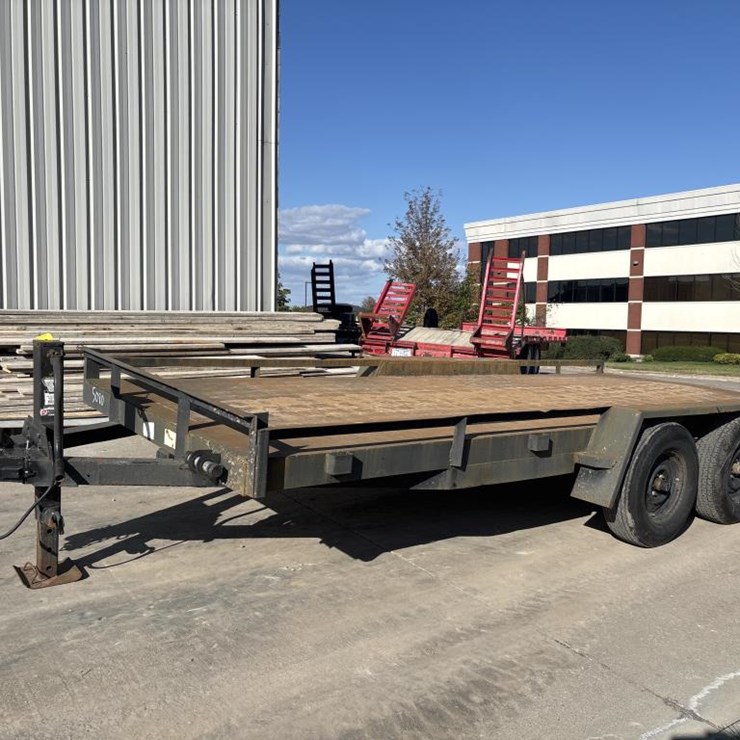 #5080 • 1990 Homemade 16' Utility Trailer