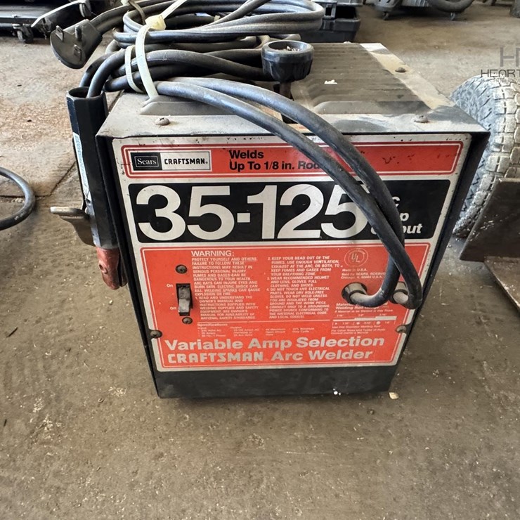 CRAFTSMAN 35-125 AKC WELDER S/N: 3096.P0199 CRAFTSMAN 35-125 AKC WELDER S/N: 3096.P0199