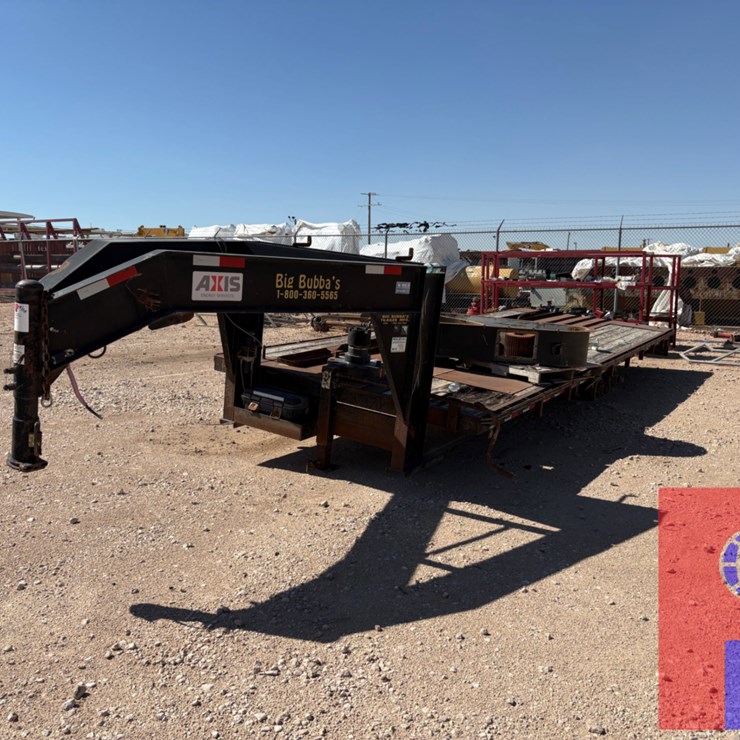 2005 BIG BUBBA’S  25’ X 8’ T/A GOOSENECK TRAILER