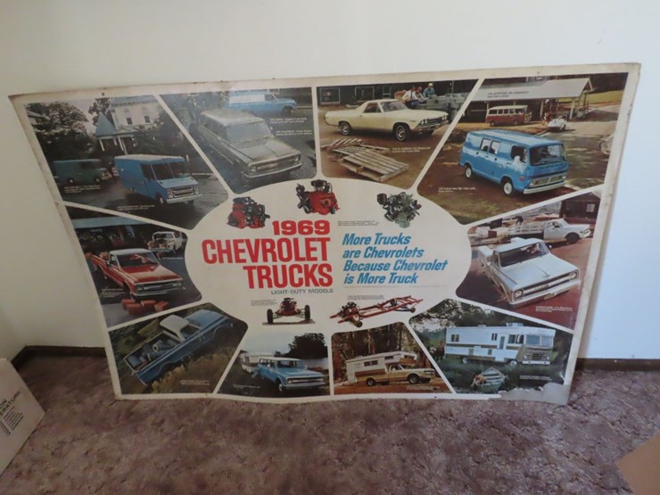 large-1969-chevrolet-trucks-cardboard-model-display-for-dealership--shows-wear-and-wave-image-1