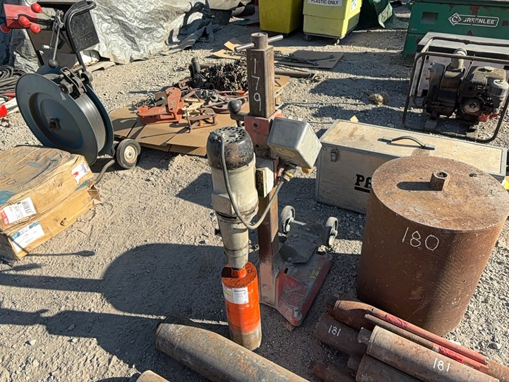 diamond-products-cb748-electric-core-drill-with-stand-&-5in.-bit-support-equipment-image-1