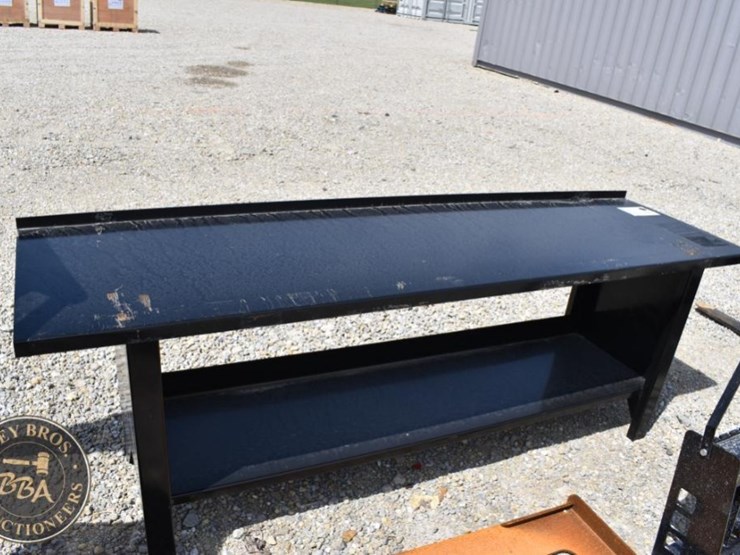 industrial-workbench,-metal,-96"x24"x36",-black,-lower-shelf-image-1