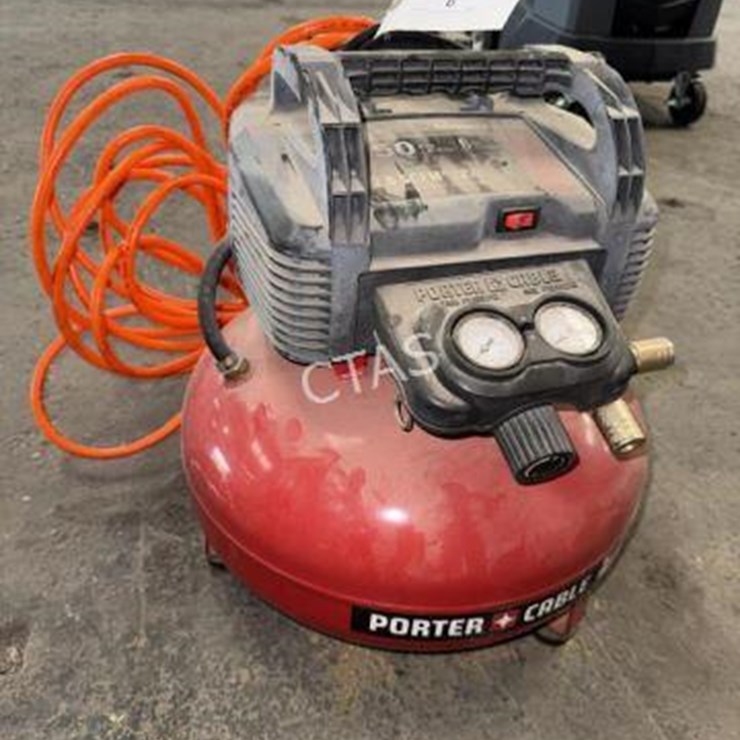 #6 • Porter Cable 6 Gal Air Compressor w/ Hose