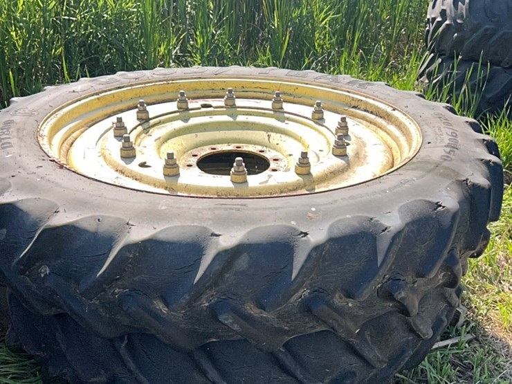 set-of-four-skinny-tires,-size-320/90/r50-came-off-of-john-deere-8300,-would-fit-others-image-5