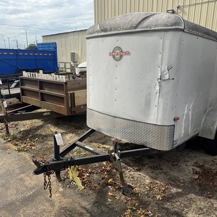 CARRY-ON 8' X 6' ENCLOSED TRAILER NO TITLE REAR BARN DOOR