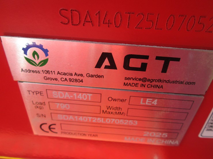 #29329-•-unused-agt-industrial-sda-140t-compact-skid-steer-sda140t25l0705253-image-19