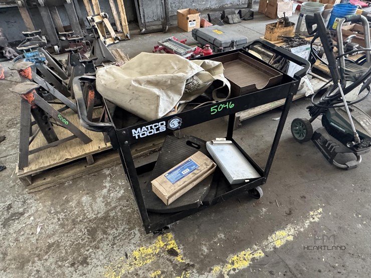matco-tools-rolling-utility-cart-w/contents-matco-tools-rolling-utility-cart-w/contents-image-1