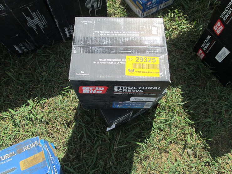#29325-•-lot-of-(2)-1/4"x4-1/2"-structural-screws-image-1