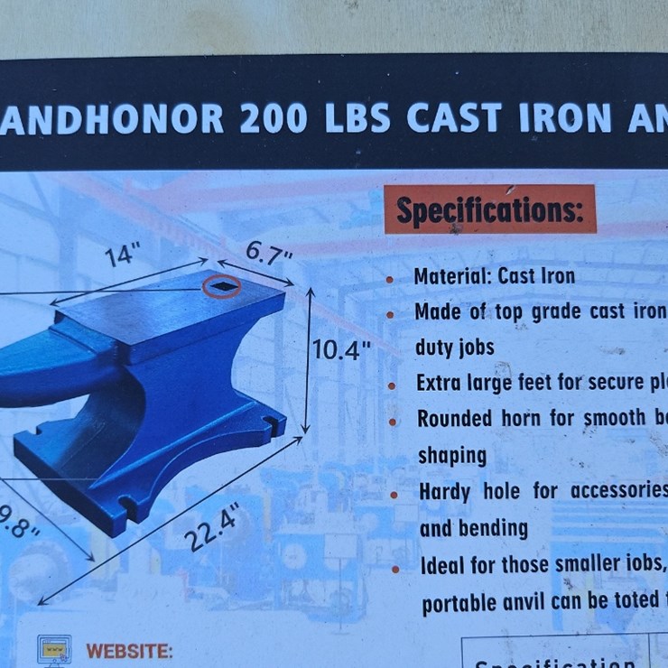 LANDHONOR 200# ANVIL