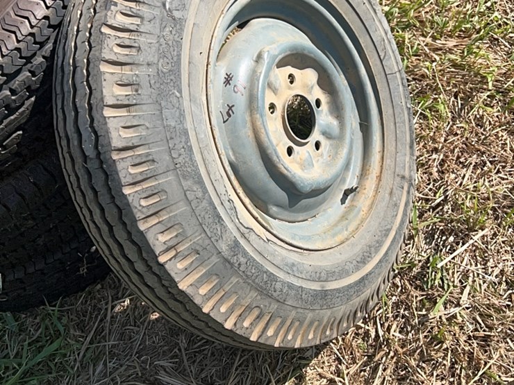 one-brand-new-6.00/14-bias-ply-light-truck-tire-mounted-on-rim-image-1