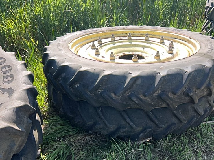 set-of-four-skinny-tires,-size-320/90/r50-came-off-of-john-deere-8300,-would-fit-others-image-4