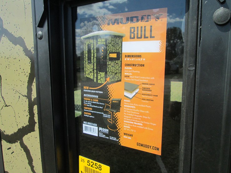 #5258-•-unused-muddy-bull-st-box-blind-w/-10'-observation-tower-image-11