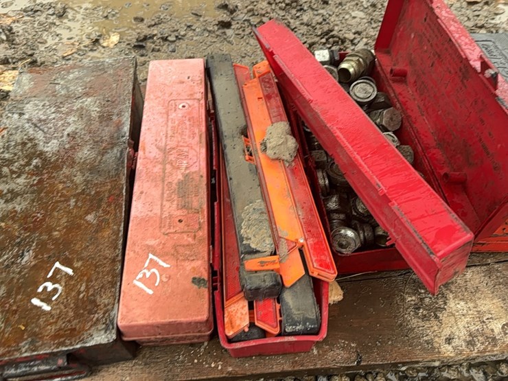 (3)-tool-boxes-of-hd-sockets,-1-box-of-hydraulic-fittings,-2-safety-reflector-kits-support-equipment-image-3
