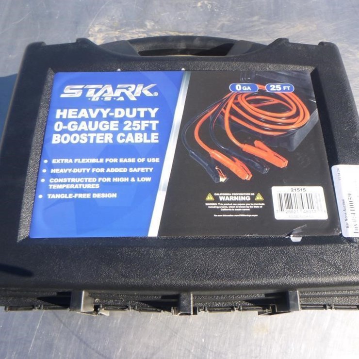 Heavy Duty 0 Gauge 25' Booster Cables