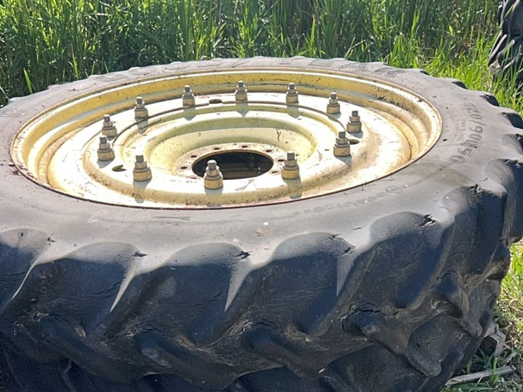 set-of-four-skinny-tires,-size-320/90/r50-came-off-of-john-deere-8300,-would-fit-others-image-6