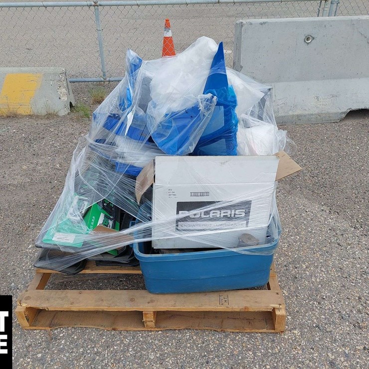 Pallet of Arctic Cat Snowmobile Parts